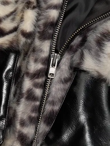 Aknvas Women's Hesse Leopard-Print Faux-Fur Jacket | Thumbnail 7 Aknvas Women's Hesse Leopard-Print Faux-Fur Jacket | Thumbnail 7