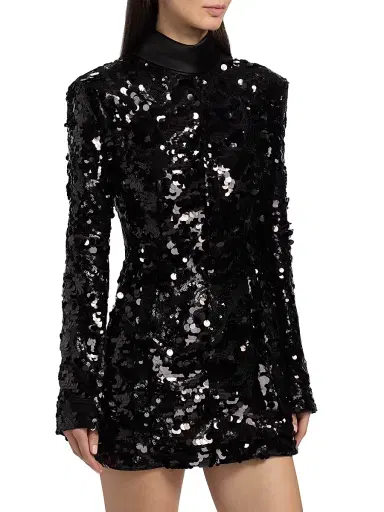 Aknvas Women's Toni Sequined Minidress | Thumbnail 4 Aknvas Women's Toni Sequined Minidress | Thumbnail 4