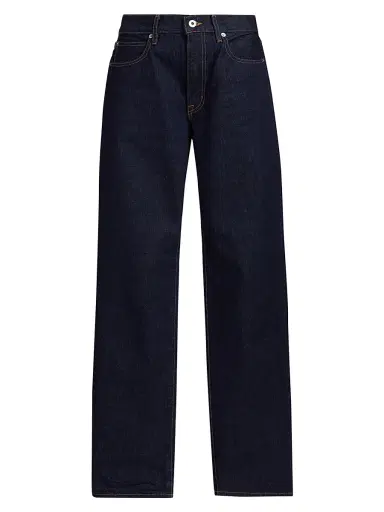 SLVRLAKE Women's Pheonix High-Rise Relaxed Straight Jeans - Midnight Mile - Size 26 | Thumbnail 1