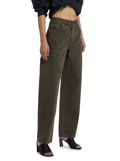SLVRLAKE Women's Ella Barrel-Leg Jeans | Thumbnail 4