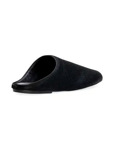 Black Suede Studio Women's Arie Pony Hair Slippers - Black Pony Hair - Size 7 | Thumbnail 3 Black Suede Studio Women's Arie Pony Hair Slippers - Black Pony Hair - Size 7 | Thumbnail 3