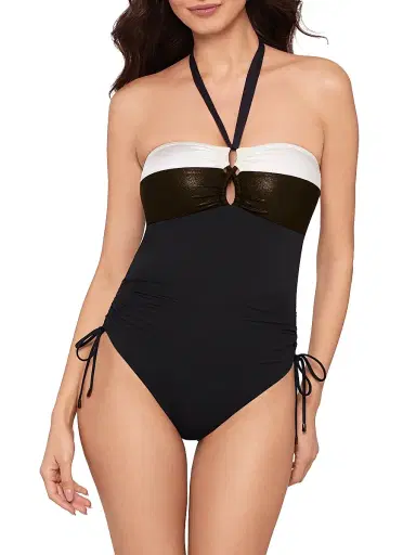 Magicsuit Women's Block Party Anya One-Piece Swimsuit - Black - Size 16 | Thumbnail 2