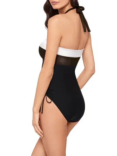 Magicsuit Women's Block Party Anya One-Piece Swimsuit - Black - Size 16 | Thumbnail 3