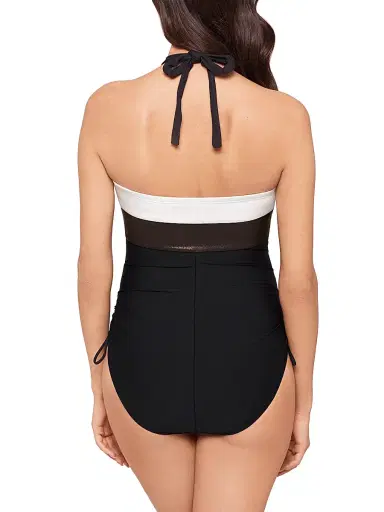 Magicsuit Women's Block Party Anya One-Piece Swimsuit - Black - Size 16 | Thumbnail 4