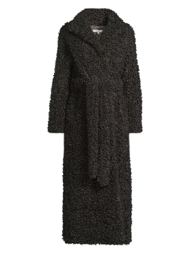 Et Ochs Women's Wyatt Bouclé Faux Fur Coat - Granite