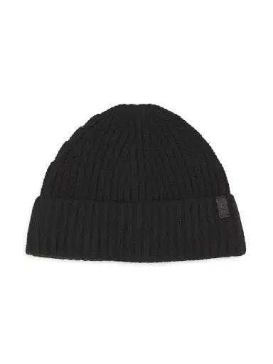 Vince Men's Shaker Stitch Knit Beanie - Navy Blue | Thumbnail 1 Vince Men's Shaker Stitch Knit Beanie - Navy Blue | Thumbnail 1