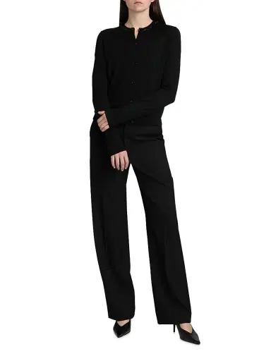Jason Wu Collection Women's Beaded Merino Wool Cardigan | Thumbnail 2