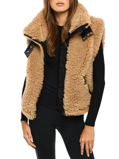 Sam. Women's Sherpa Zip-Front Vest | Thumbnail 3 Sam. Women's Sherpa Zip-Front Vest | Thumbnail 3
