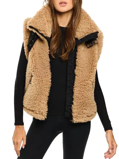 Sam. Women's Sherpa Zip-Front Vest | Thumbnail 1 Sam. Women's Sherpa Zip-Front Vest | Thumbnail 1