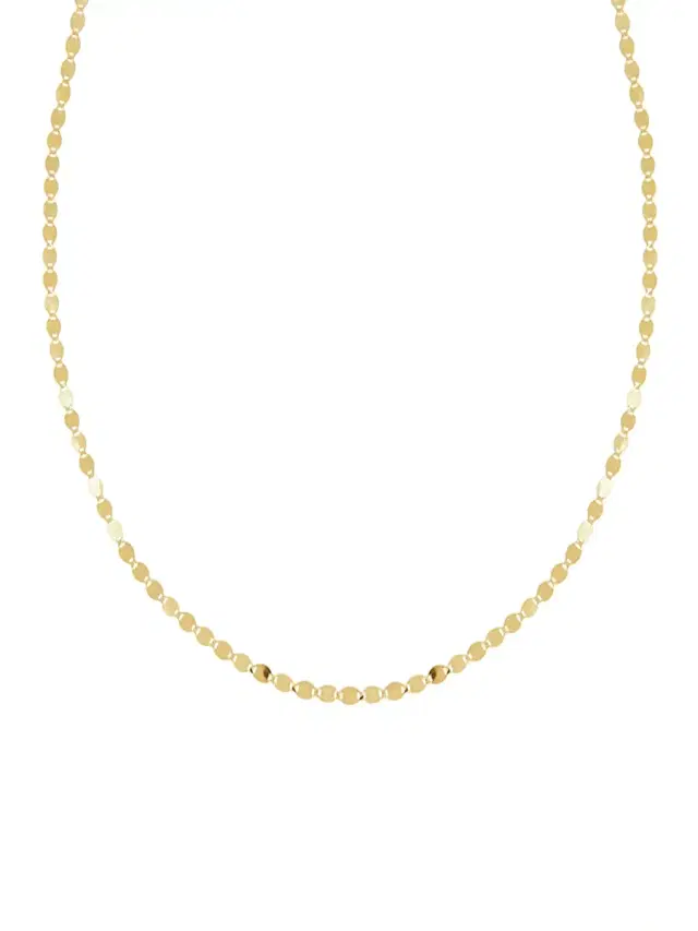 Women's Nude 14K Yellow Gold Chain Choker Necklace - Yellow Gold