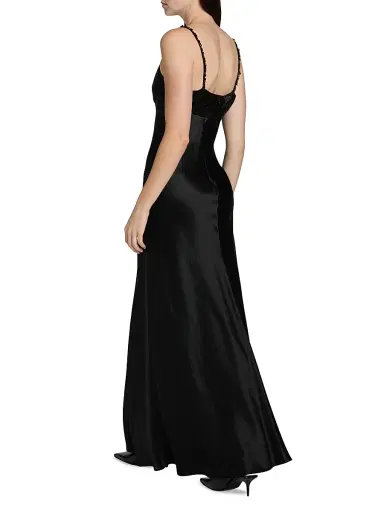 Jason Wu Collection Women's Embellished Washed-Twill Slip Gown | Thumbnail 5 Jason Wu Collection Women's Embellished Washed-Twill Slip Gown | Thumbnail 5
