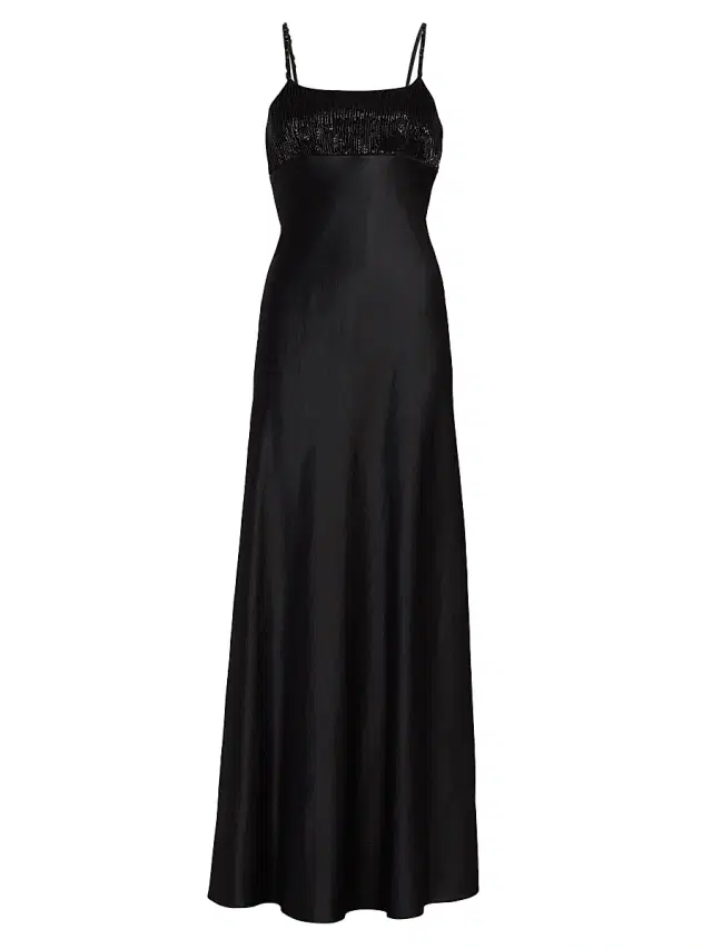 Jason Wu Collection Women's Embellished Washed-Twill Slip Gown - Black