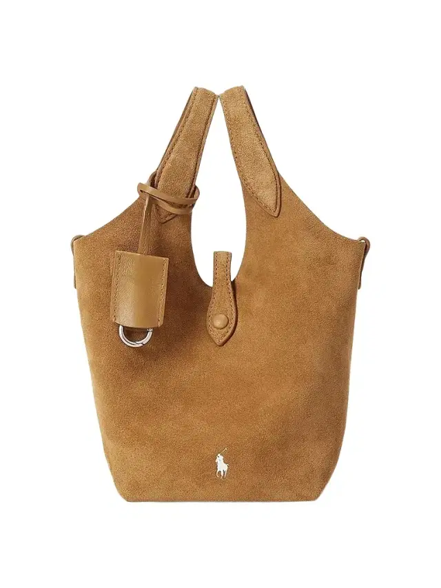 Polo Ralph Lauren Women's  Polo Play Suede Tote Bag - Tan