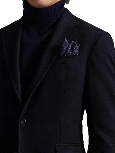 Polo Ralph Lauren Men's Cashmere Single-Breasted Blazer - Navy | Thumbnail 7