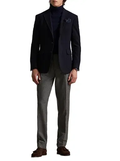 Polo Ralph Lauren Men's Cashmere Single-Breasted Blazer - Navy | Thumbnail 1