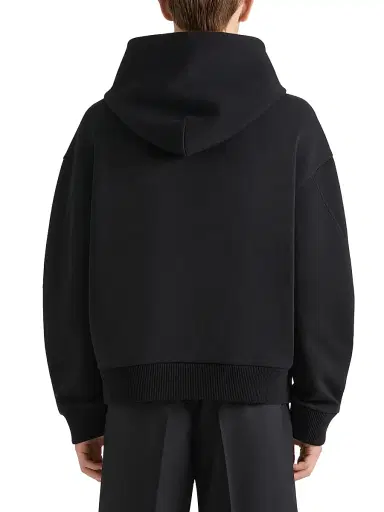 Givenchy Men's Couture Seam Zipped Hoodie in Scuba - Black Dark Grey - Size XXL | Thumbnail 4 Givenchy Men's Couture Seam Zipped Hoodie in Scuba - Black Dark Grey - Size XXL | Thumbnail 4
