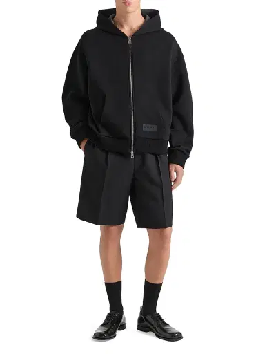 Givenchy Men's Couture Seam Zipped Hoodie in Scuba - Black Dark Grey - Size XXL | Thumbnail 5 Givenchy Men's Couture Seam Zipped Hoodie in Scuba - Black Dark Grey - Size XXL | Thumbnail 5