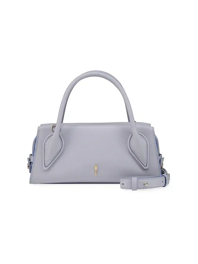 Christian Louboutin Women's Venus Leather Crossbody Bag - Jumbo Grey
