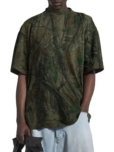 Balenciaga Men's B Diamond Twisted T-Shirt | Thumbnail 3 Balenciaga Men's B Diamond Twisted T-Shirt | Thumbnail 3