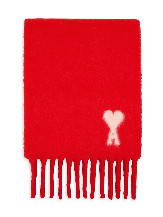 Men's Ami de Coeur Scarf - Red White