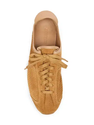Jacquemus Men's Tennis Suede Low-Top Shoes - Camel - Size 12 | Thumbnail 4 Jacquemus Men's Tennis Suede Low-Top Shoes - Camel - Size 12 | Thumbnail 4