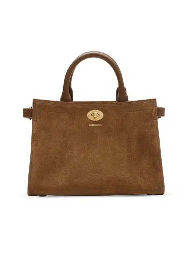 Burberry Women's Cotswolds Suede Tote Bag | Thumbnail 1 Burberry Women's Cotswolds Suede Tote Bag | Thumbnail 1