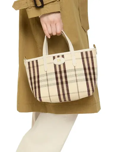 Burberry Women's Bloomsbury Mini Reversible Leather Tote Bag | Thumbnail 2 Burberry Women's Bloomsbury Mini Reversible Leather Tote Bag | Thumbnail 2