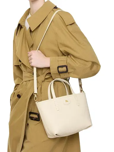 Burberry Women's Bloomsbury Mini Reversible Leather Tote Bag | Thumbnail 3 Burberry Women's Bloomsbury Mini Reversible Leather Tote Bag | Thumbnail 3