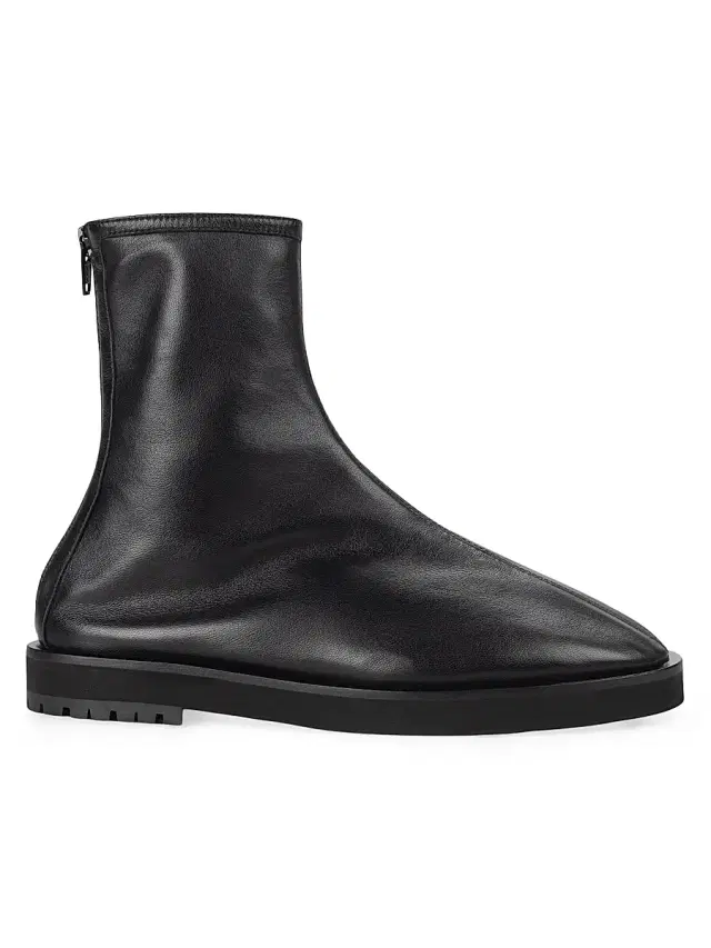 Women's Joss Leather Ankle Boots - Black