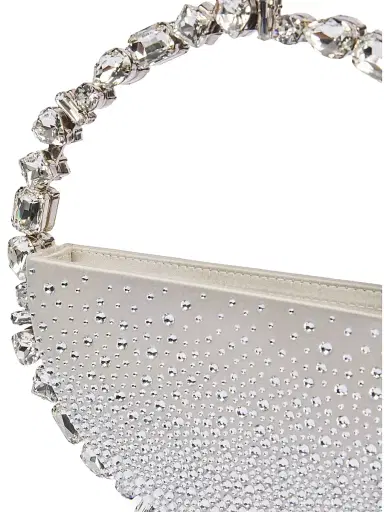 L'Alingi Women's Taliya Eternity Embellished Satin Clutch | Thumbnail 6