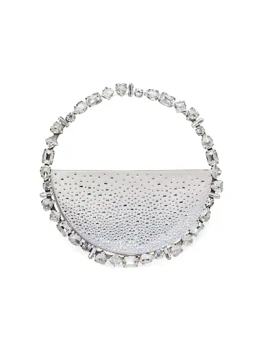L'Alingi Women's Taliya Eternity Embellished Satin Clutch | Thumbnail 1