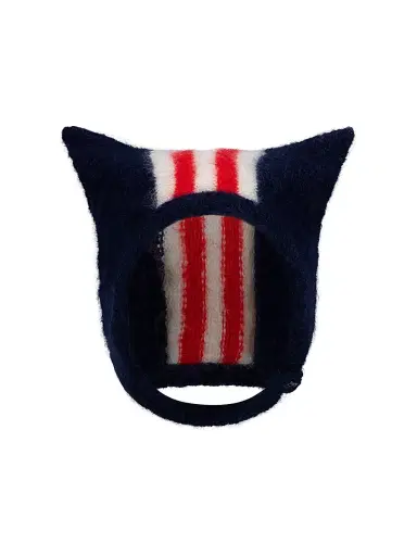 Charles Jeffrey Loverboy Men's Ears Striped Wool-Blend Bonnet | Thumbnail 1