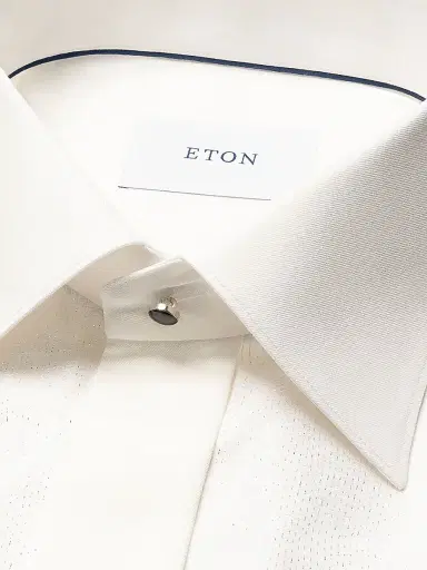 Eton Men's Slim-Fit Bib-Striped Jacquard Shirt | Thumbnail 3