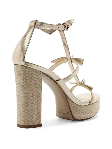 Alexandre Birman Women's Slim Lolita 120MM Metallic Leather Platform T-Strap Sandals - Golden - Size 11 | Thumbnail 3 Alexandre Birman Women's Slim Lolita 120MM Metallic Leather Platform T-Strap Sandals - Golden - Size 11 | Thumbnail 3