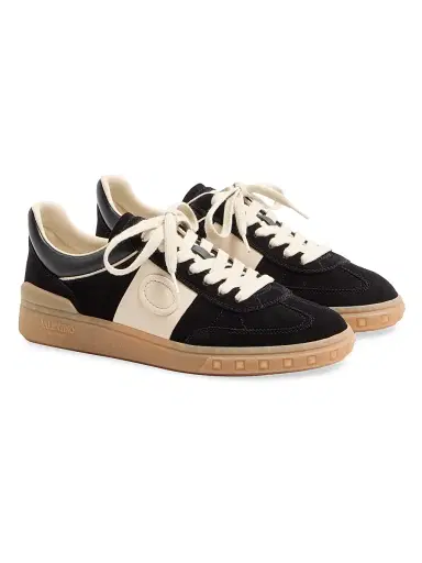 Valentino Garavani Women's Upvillage Crosta Sneakers - Black | Thumbnail 2