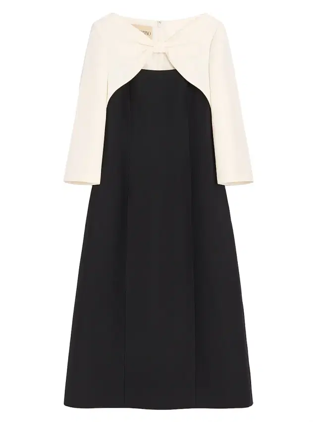 Valentino Garavani Women's Crepe Couture Midi Dress - Black