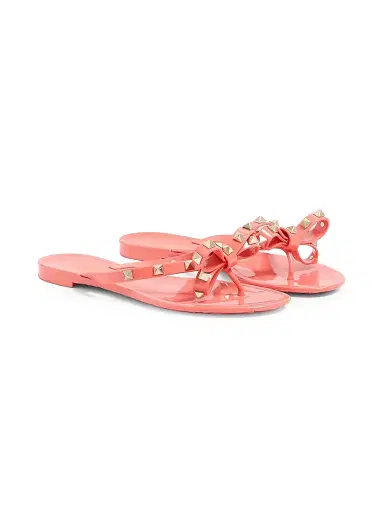 Valentino Garavani Women's Rockstud Rubber Slippers | Thumbnail 2 Valentino Garavani Women's Rockstud Rubber Slippers | Thumbnail 2