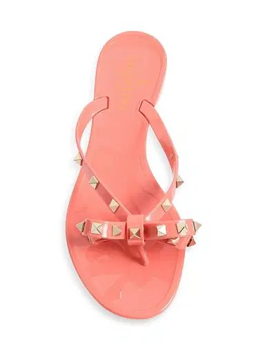 Valentino Garavani Women's Rockstud Rubber Slippers | Thumbnail 4 Valentino Garavani Women's Rockstud Rubber Slippers | Thumbnail 4