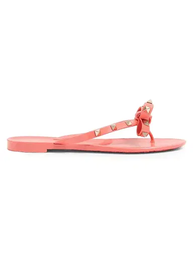 Valentino Garavani Women's Rockstud Rubber Slippers | Thumbnail 1 Valentino Garavani Women's Rockstud Rubber Slippers | Thumbnail 1