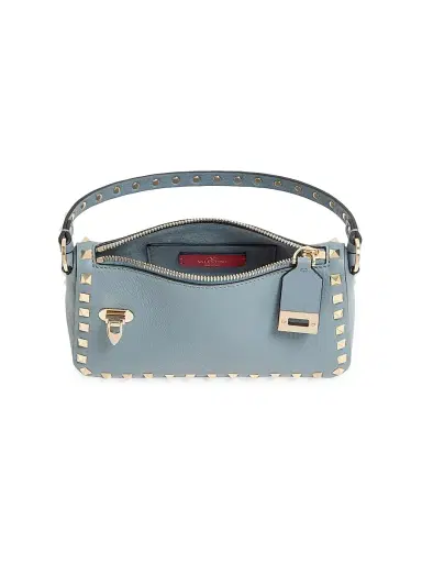 Valentino Garavani Women's Small Rockstud Grainy Calfskin Crossbody Bag - Stone | Thumbnail 5 Valentino Garavani Women's Small Rockstud Grainy Calfskin Crossbody Bag - Stone | Thumbnail 5