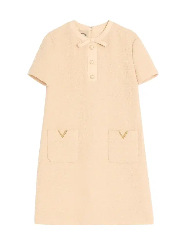 Valentino Garavani Women's Short Dress in Curly Wool - Birch