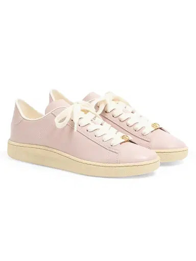 Valentino Garavani Women's Royco Sneakers in Nappa Calfskin Leather - Pink - Size 11.5 | Thumbnail 2