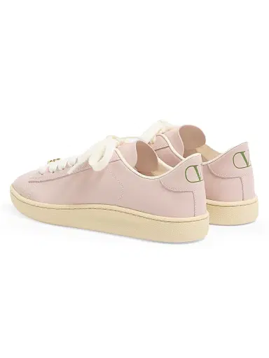 Valentino Garavani Women's Royco Sneakers in Nappa Calfskin Leather - Pink - Size 11.5 | Thumbnail 3