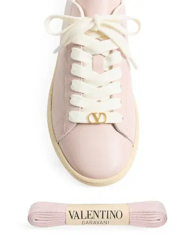 Valentino Garavani Women's Royco Sneakers in Nappa Calfskin Leather - Pink - Size 11.5 | Thumbnail 5