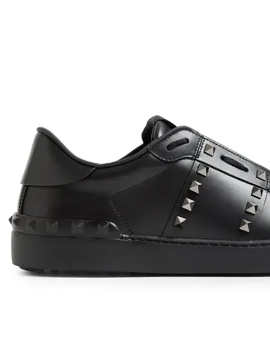 Valentino Garavani Men's Rockstud Untitled Sneakers in Calfskin Leather - Black - Size 12.5 | Thumbnail 6 Valentino Garavani Men's Rockstud Untitled Sneakers in Calfskin Leather - Black - Size 12.5 | Thumbnail 6