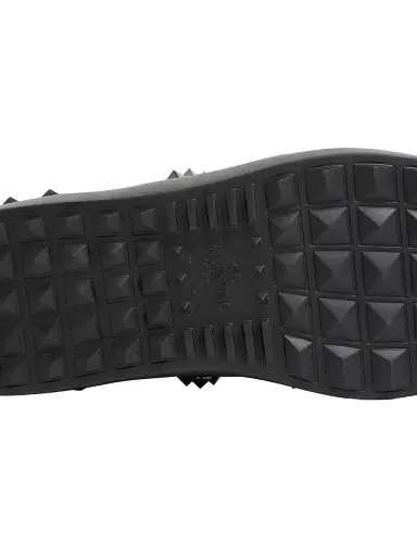 Valentino Garavani Men's Rockstud Untitled Sneakers in Calfskin Leather - Black - Size 12.5 | Thumbnail 7 Valentino Garavani Men's Rockstud Untitled Sneakers in Calfskin Leather - Black - Size 12.5 | Thumbnail 7