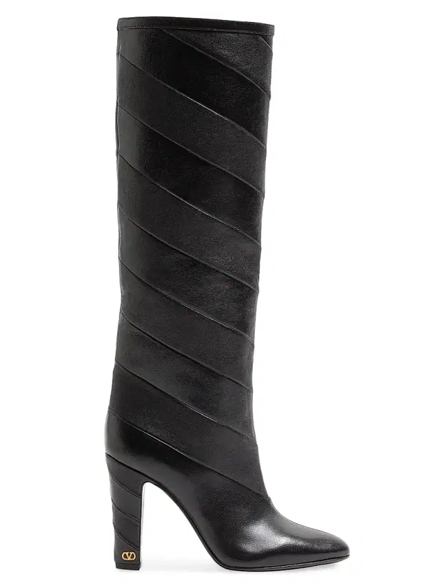 Valentino Garavani Women's Rayons 100MM Nappa Boots - Black