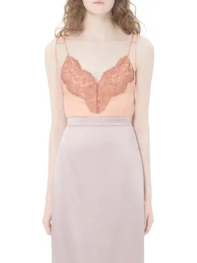 Valentino Garavani Women's Crepe De Chine Top - Salmon - Size 8 | Thumbnail 2