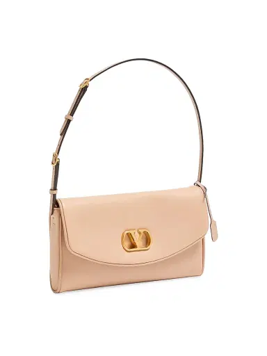 Valentino Garavani Women's DeVain Small Nappa Shoulder Bag - Rose Sand | Thumbnail 5