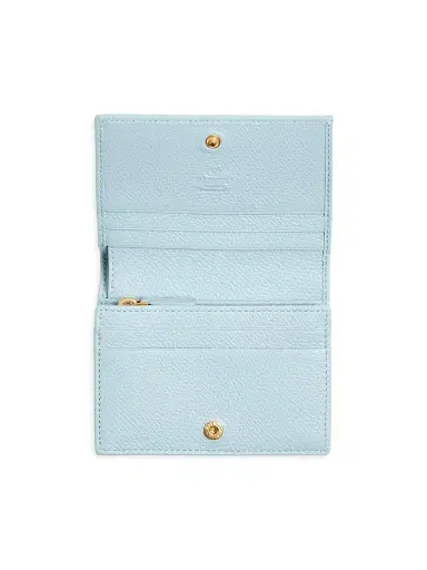 Valentino Garavani Women's Cherryfic Wallet in Grainy Calfskin - Porcelain Blue | Thumbnail 2
